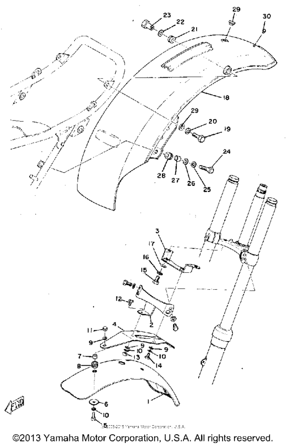 Front fender - rear fender