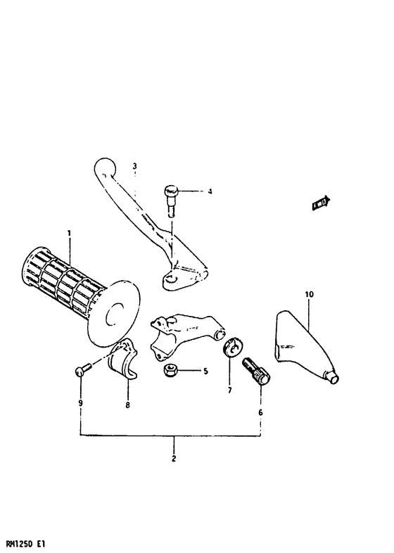 Left handle grip