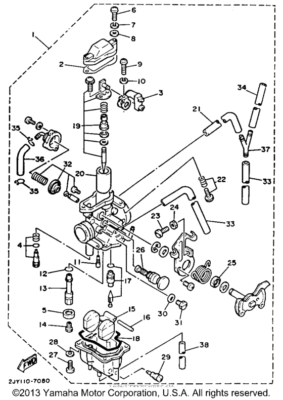 TW200UC Карбюратор