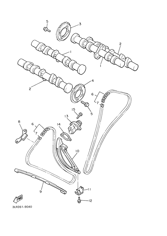 Camshaft. chain