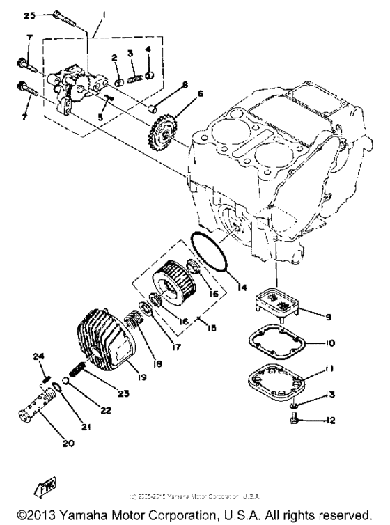 Oil pump - oil cleaner