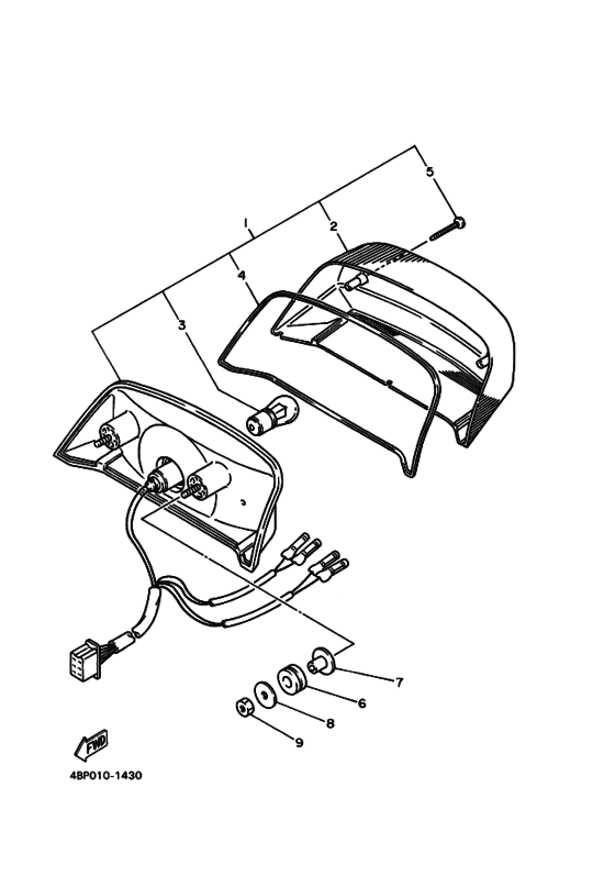 Taillight unit ass`y