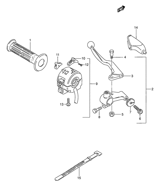 Left handle switch