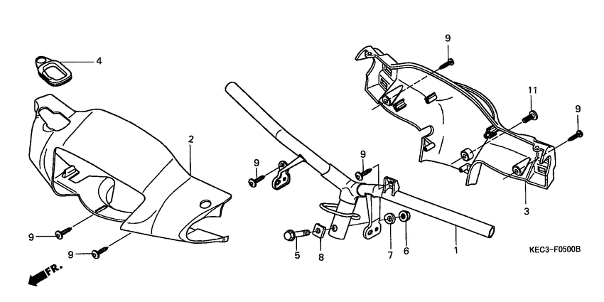 SH100 Handle pipe / handle cover