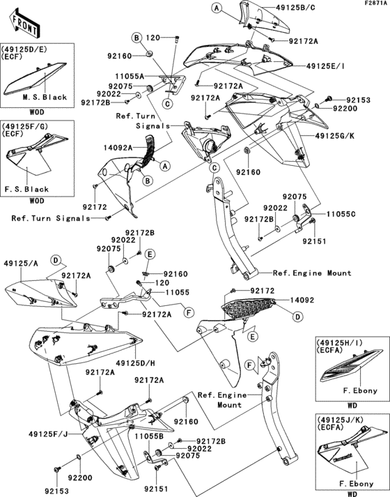 Cowling(center)(ecf/ecfa)