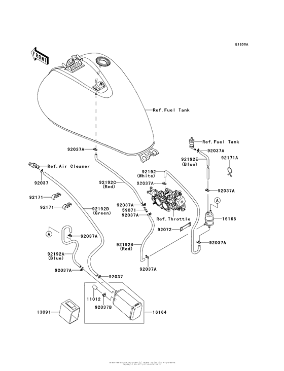 Fuel Evaporative System (Bcf-Bdfa)(Ca)