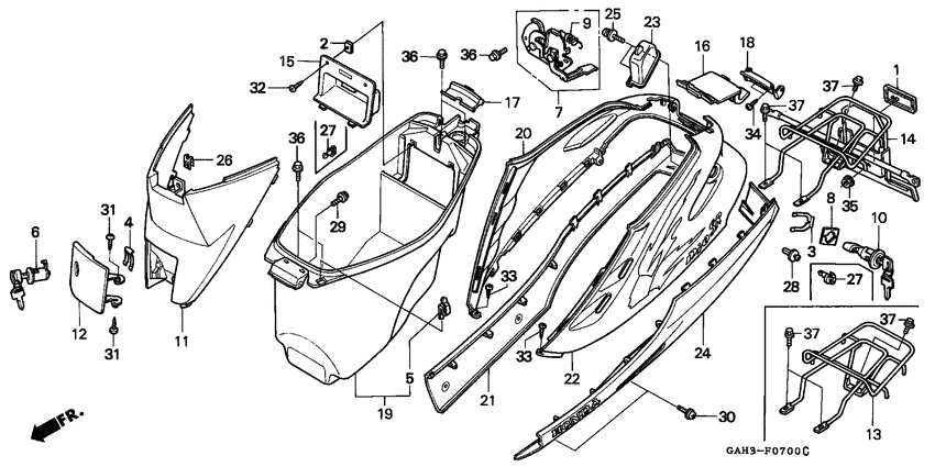 Body cover/luggage box/ luggage carrier
