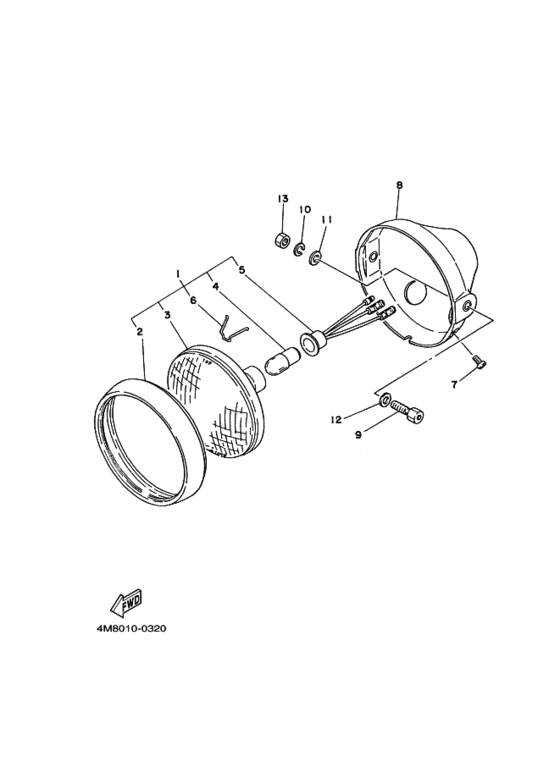 Headlight assy