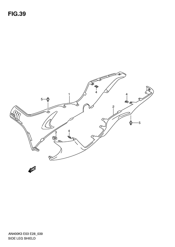 AN400 Side leg shield