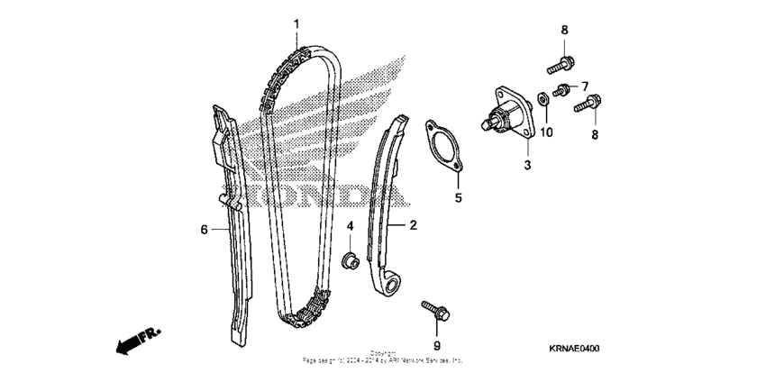 Cam chain + tensioner