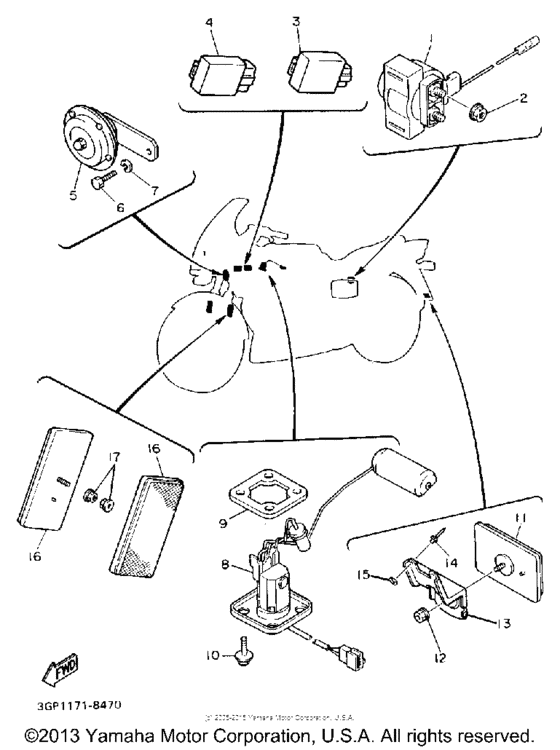FJ1200BC Электрика