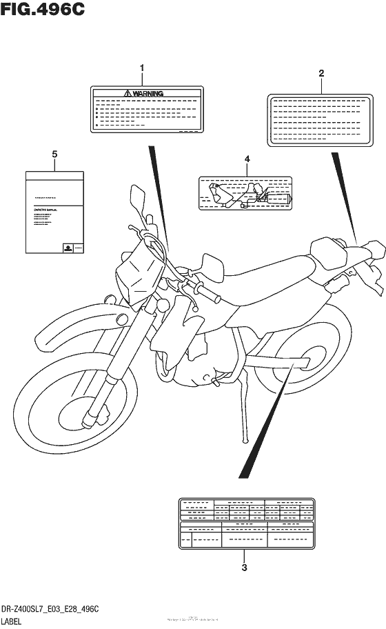 Label (Dr-Z400Sl7 E33)