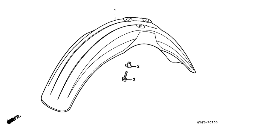CRM50R Переднее крыло