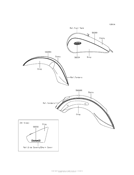VN900 Decals (Gray / ebony)(Befa)