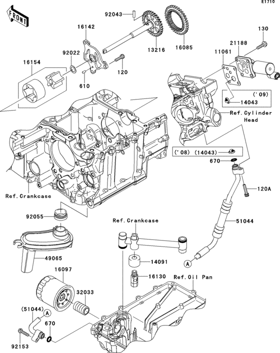 ZG1400 Масляный насос
