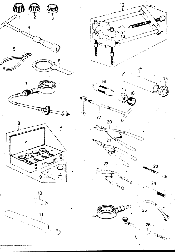 Special service tools "b"