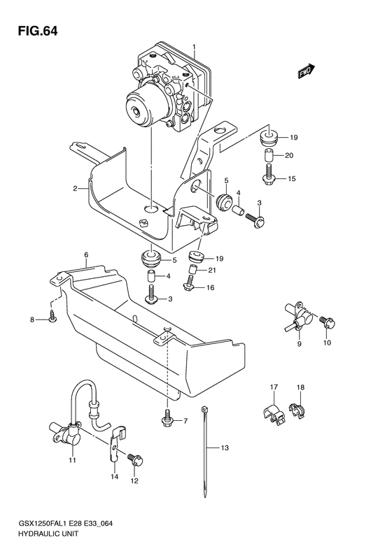 GSX1250 (ABS) Abshydraulikei