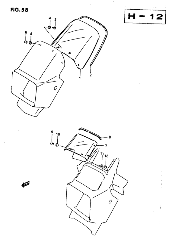 Meter visor