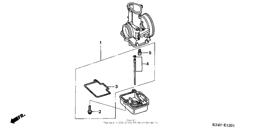 CR125R Carburetor optional kit ('02-'03)