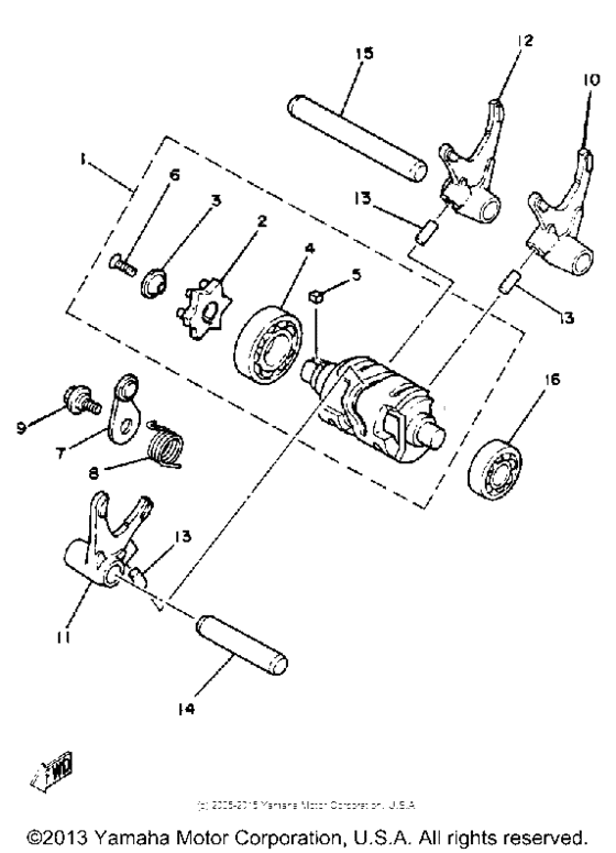 Shift cam - fork