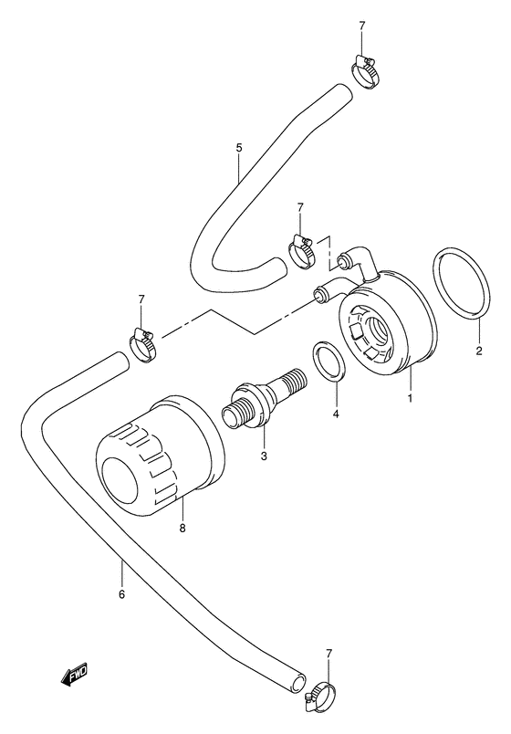 TL1000 Масляный радиатор