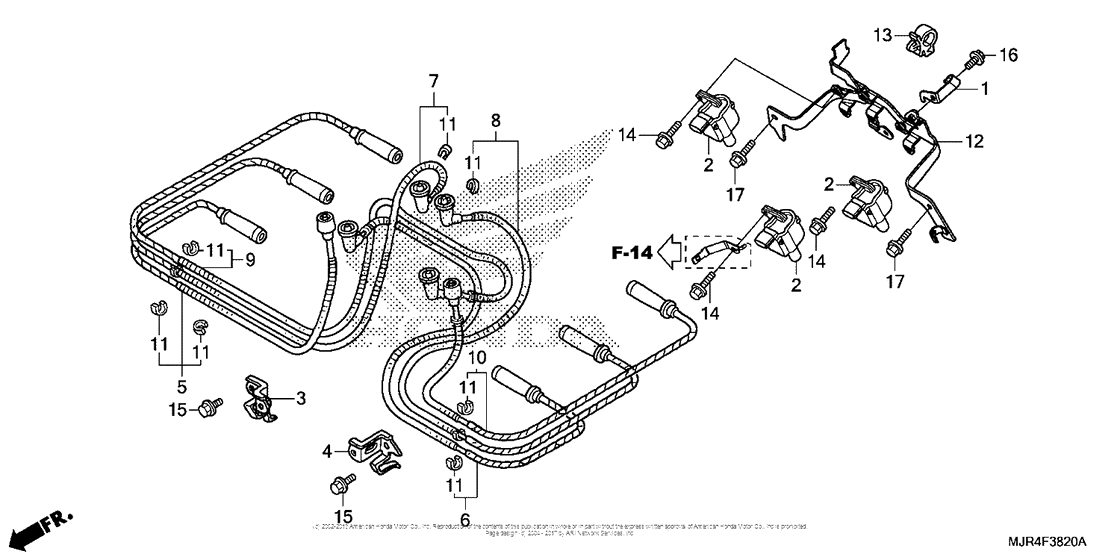 GL1800C Катушка зажигания
