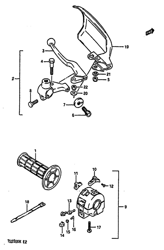 Left handle switch