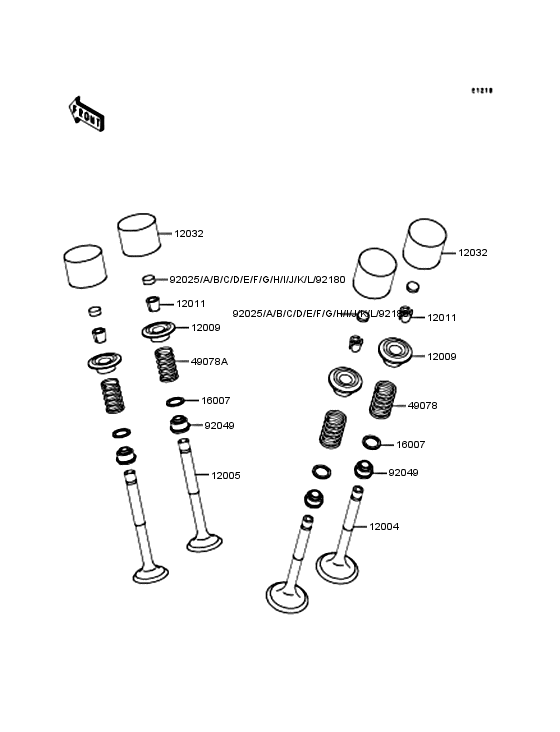 Rocker arms/valves