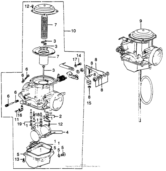 Carburetor set