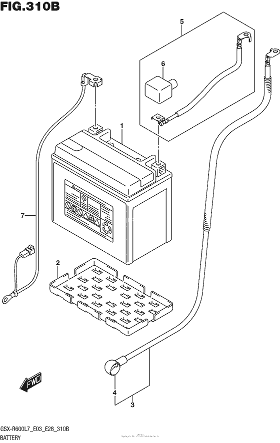 Battery (Gsx-R600L7 E28)