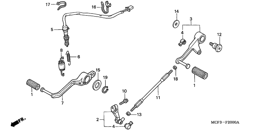 Brake pedal assy