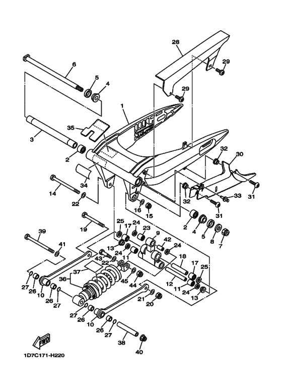 Rear arm & suspension