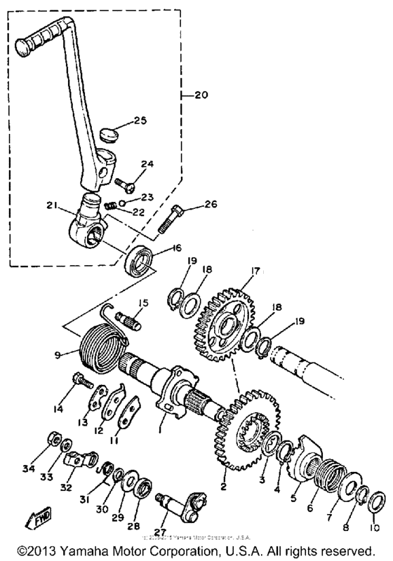 XT600LC Стартер