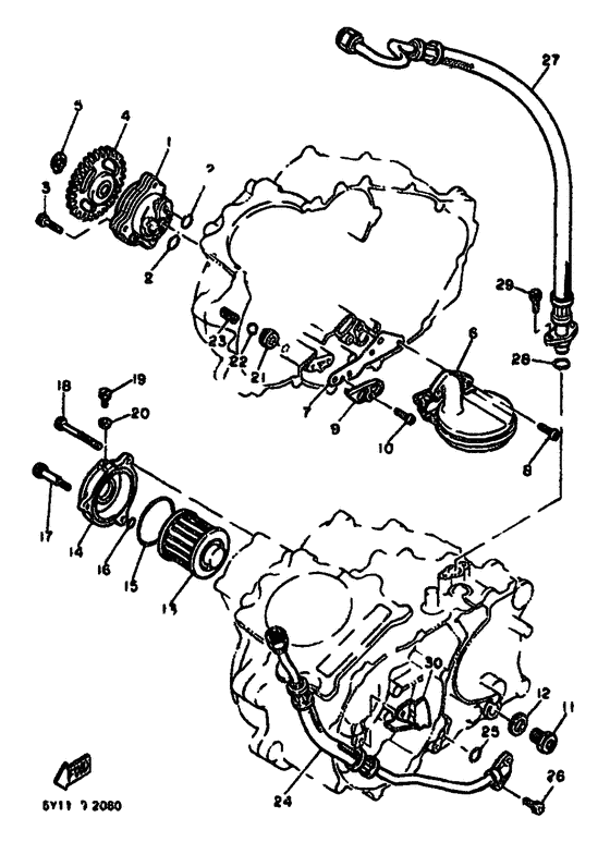 Oil pump. oil cleaner