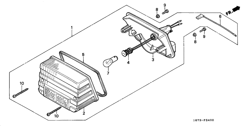 Taillight unit ass`y
