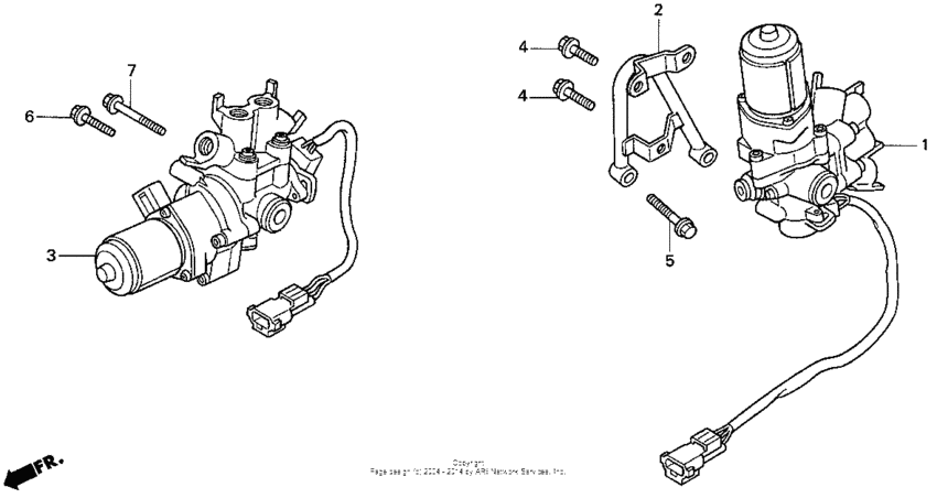 ST1100 (ABS/ TCS) St1100a abs modulator 96-98