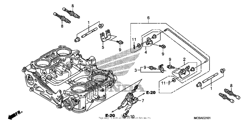 Throttle body (component parts)
