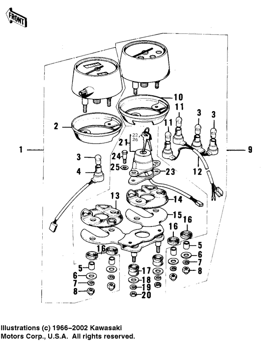 Meters/ignition switch