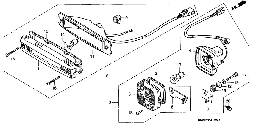 Taillight unit ass`y