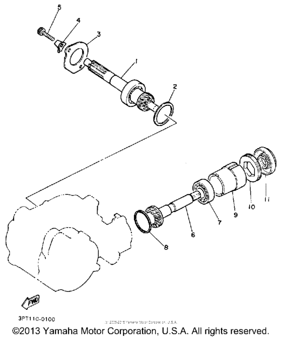 PW50B Трансмиссия