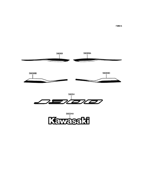 SC300 Decals(Green / Black)