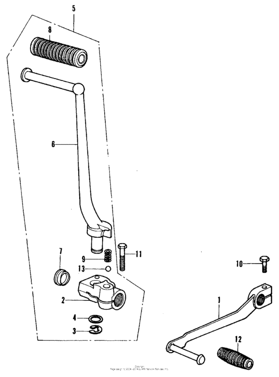 Kick arm + change pedal