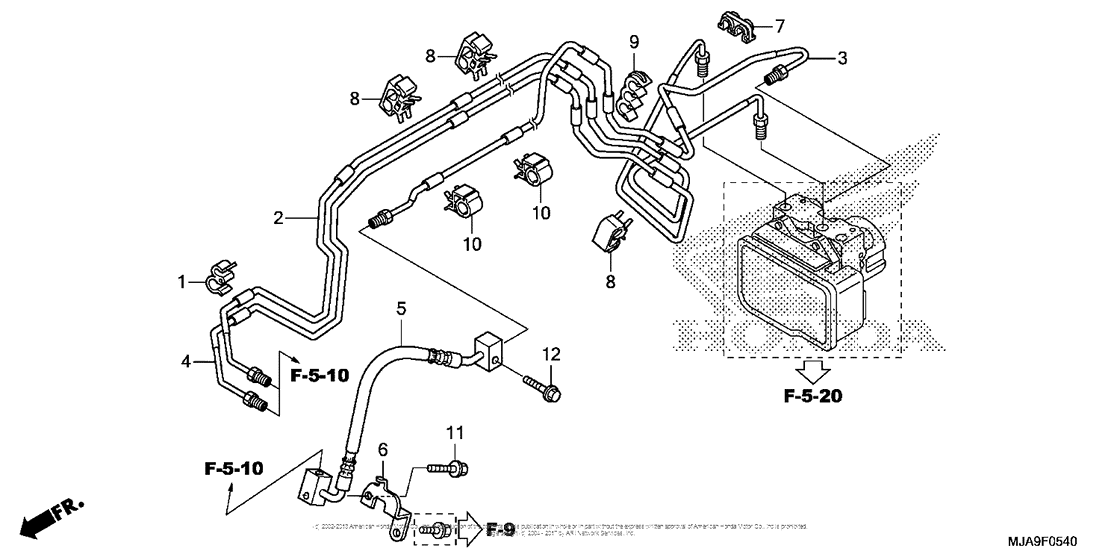 Front Brake Pipe