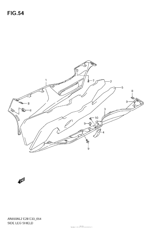 AN650 (ABS) Side Leg Shield