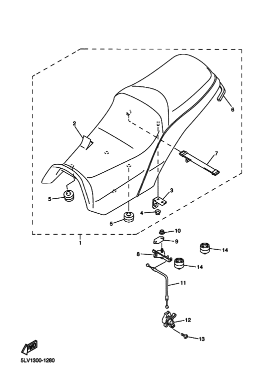 FZS1000 Пружина
