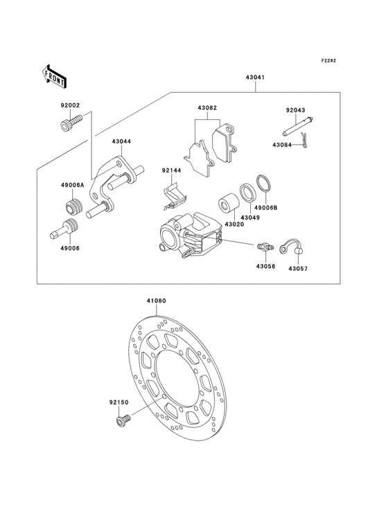 Front brake(a15-a17)