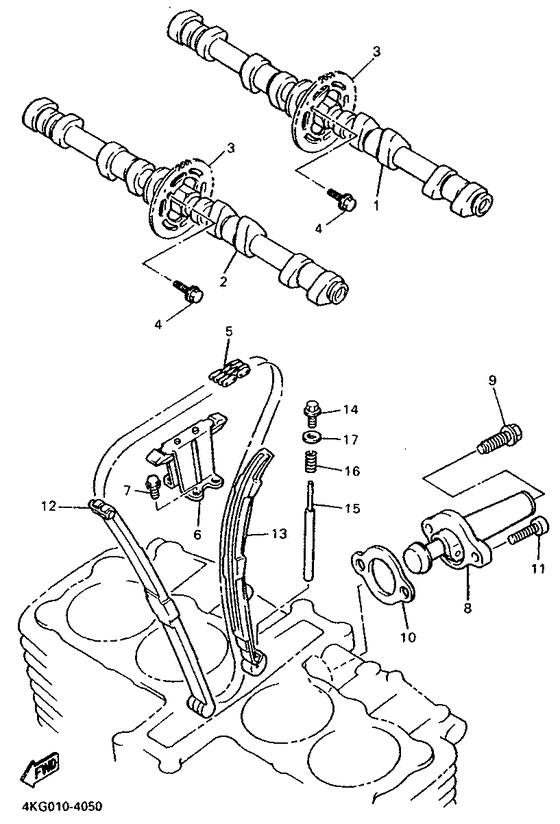 Camshaft. chain