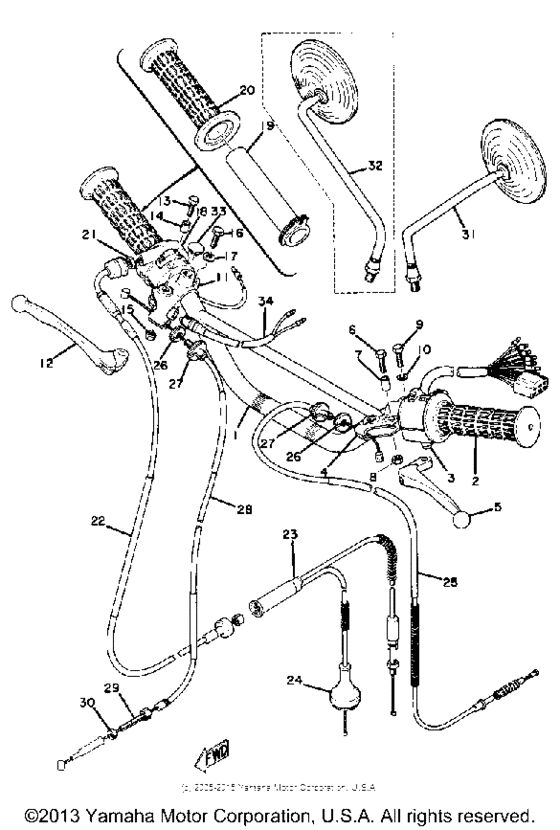 Handle wire