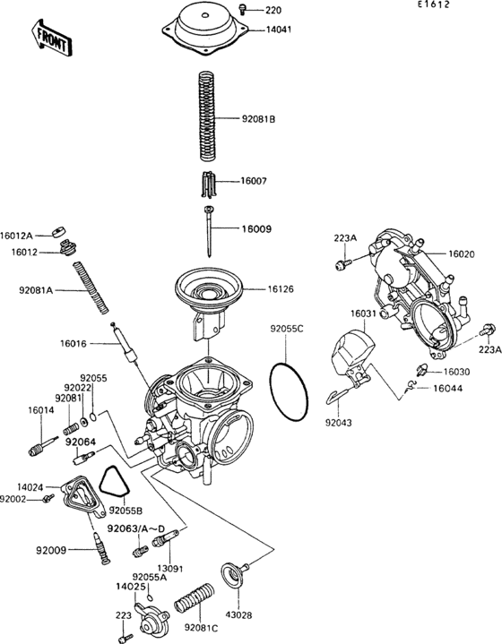  Carburetor parts(1 / 2)