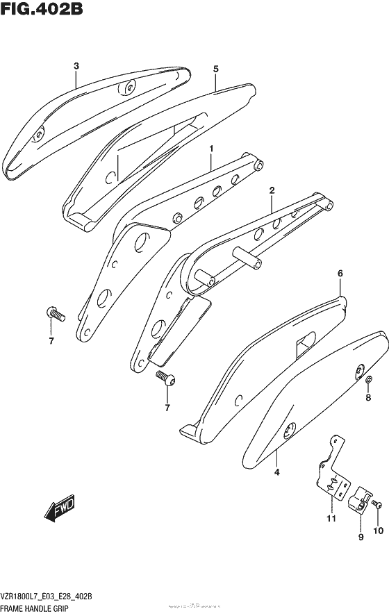 Frame Handle Grip (Vzr1800Bzl7 E03)
